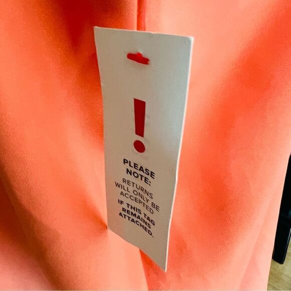 BARDOT JENNA ONE SHOULDER CUTOUT DRESS, Size 12 (XXL) ORANGE FIZ, NWT - Picture 10 of 17